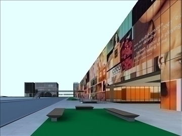 building 003 3d model 3ds max psd 90359