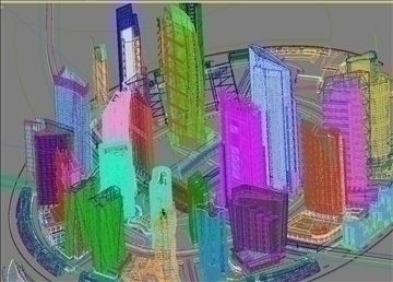 building 007 3d model 3ds max psd 90370
