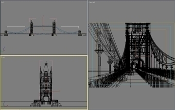 building 130 – london tower bridge 3d model 3ds max psd 90654