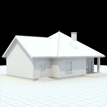 cozy single family house 3d model blend lwo lxo obj 100218