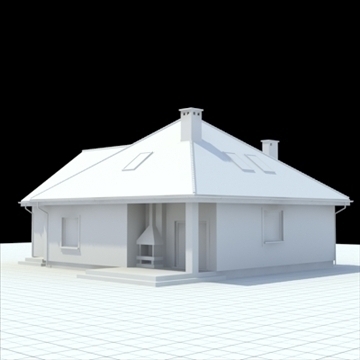 cozy single family house 3d model blend lwo lxo obj 100219