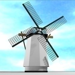 dutch windmill 3d model max 84105
