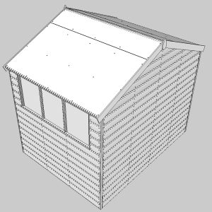 Garden Shed 3d Model - Flatpyramid