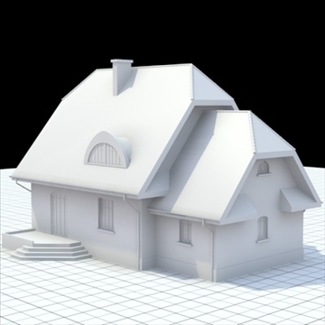 highly detailed single family house 7 3d model blend lwo lxo obj 102486