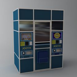 lottery vending machine 3d model max texture 114757