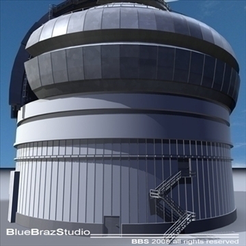 observatory 3d model 3ds dxf c4d obj 93226