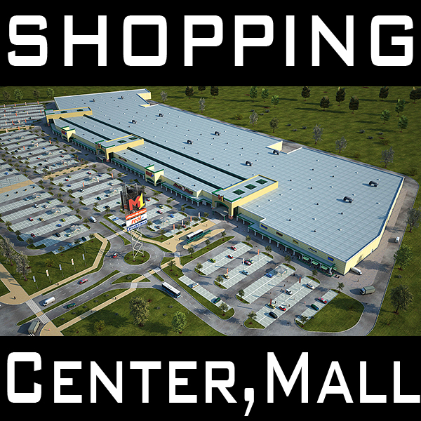 retail store mall m1 textured scene render ready 3d model max dxf dwg fbx c4d jpeg jpg lwo ma mb other hrc xsi texture obj 118475