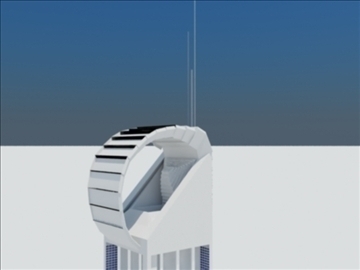 tower building 1 3d model max 93086