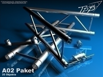 tpp 1 truss fd 32 package 3d model 3ds dxf fbx c4d x obj 107213