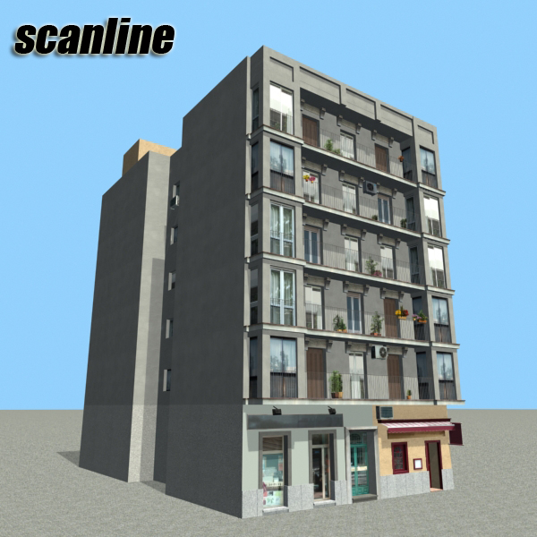 building 92 3d model 3ds max fbx texture obj 157599