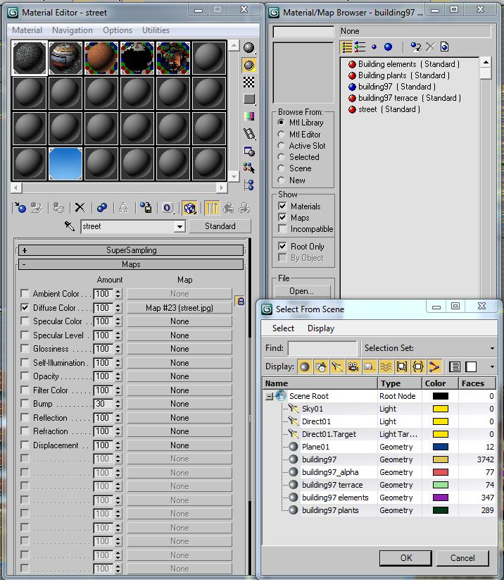 building 97 3d model 3ds max fbx texture obj 157729