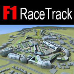 f1 racetrack 01 3d model 98206