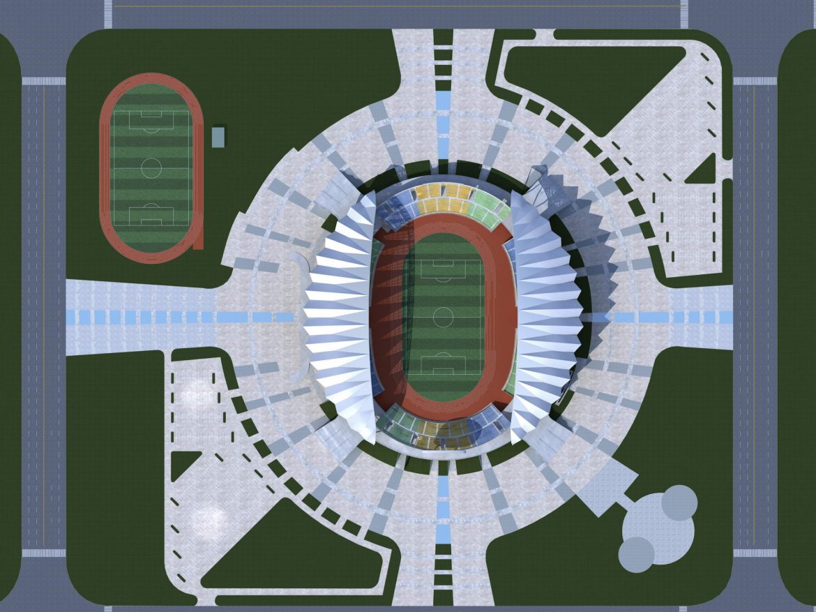 grand stadium 001 3d model 3ds max psd obj 98291