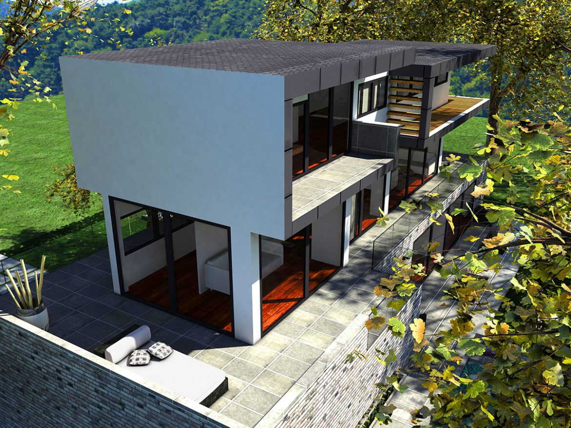 luxurious house 3d model fbx c4d ma mb other obj 164597
