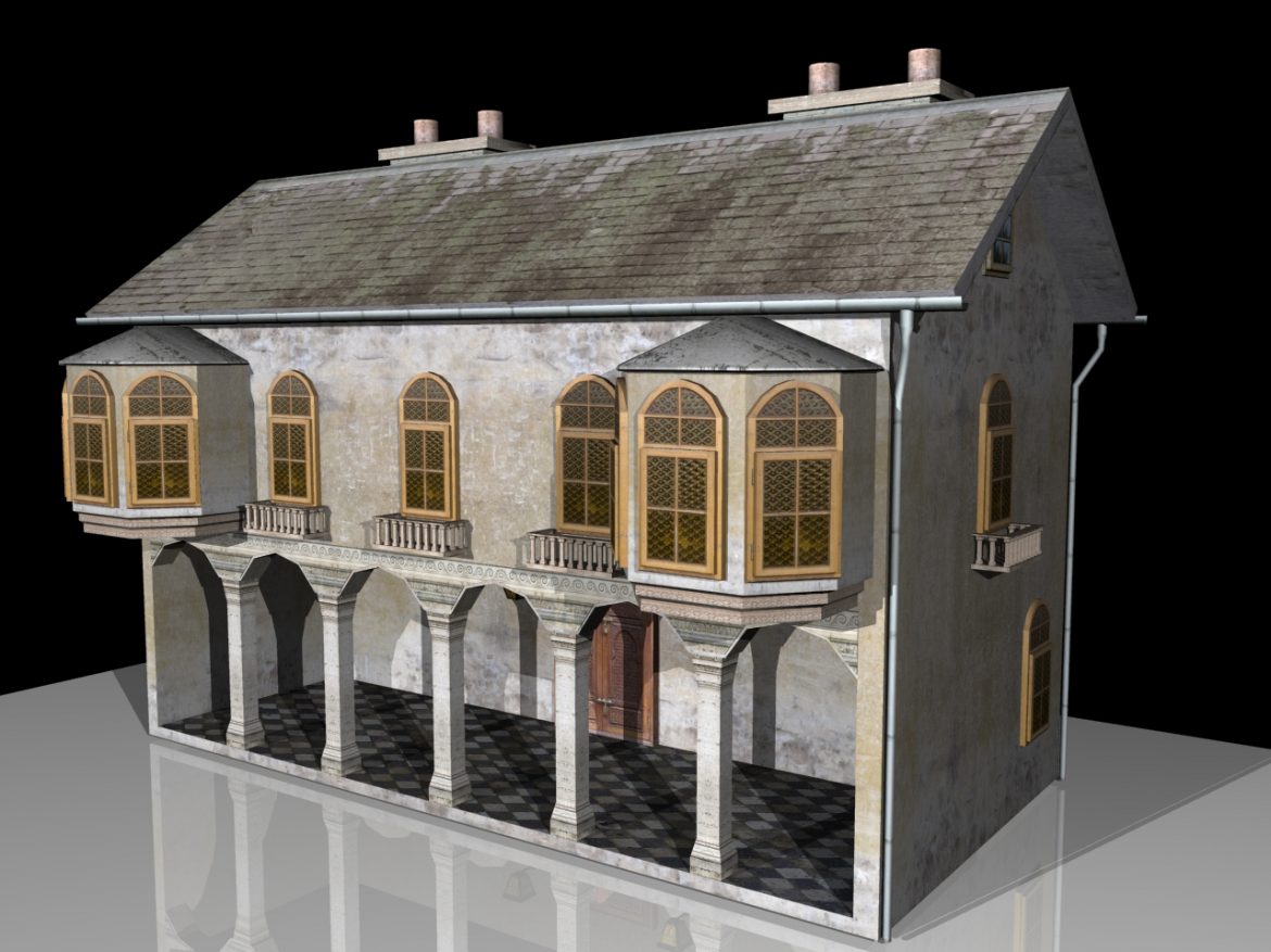 old house two 3d model 3ds 164104
