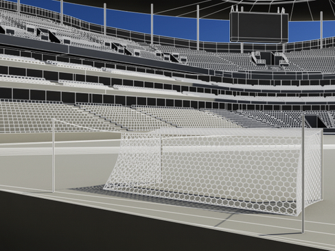 Soccer Goal 3D Model