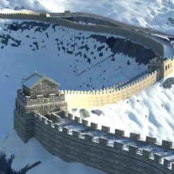 the great wall of china 3d model 3ds max 125277