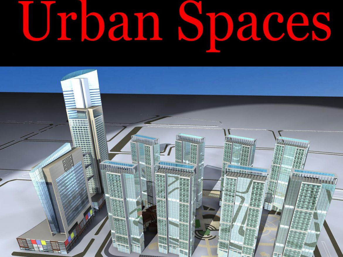 urban design 087 3d model max 121526