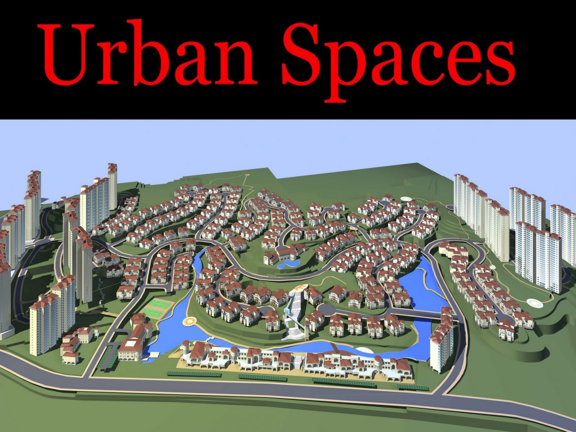 urban design 097 3d model max 121492