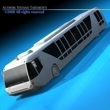 airport bus 3d model 3ds dxf c4d obj 85648
