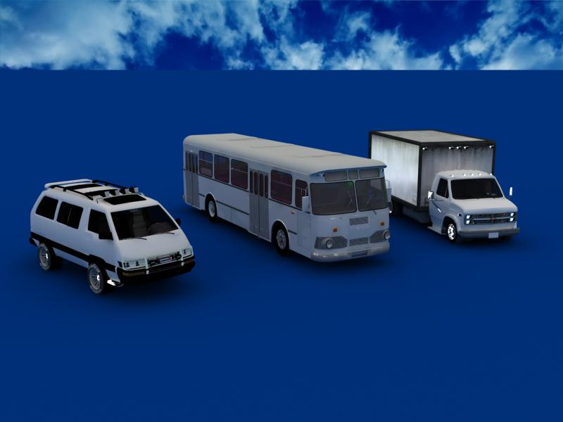 cars collection 3d model 3ds max dxf dwg fbx obj 120080