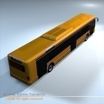 city bus2 3d model 3ds dxf c4d obj 89194
