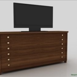 bedroom cabinet with tv 3d model 3ds max fbx obj 106489