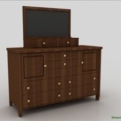 chest of drawers 3d model 3ds max fbx obj 106492