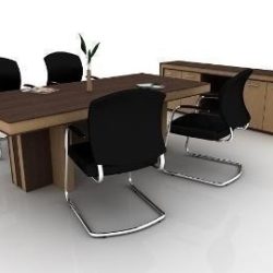 meeting table 3d model max 77170
