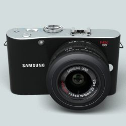 samsung nx100 camera 3d model 3ds max fbx obj 143447