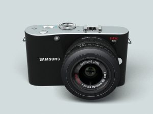 Samsung Nx100 Camera 3d Model Flatpyramid