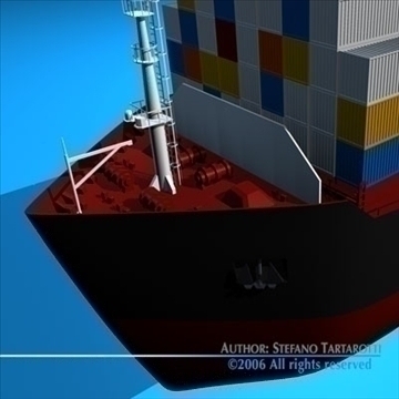 container ship 3d model 3ds dxf c4d obj 84737