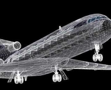 boeing 727 3d model 3ds lwo 78970