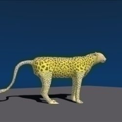 cheetah (cats) 3d model blend lwo obj 106210