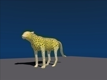 cheetah (cats) 3d model blend lwo obj 106213