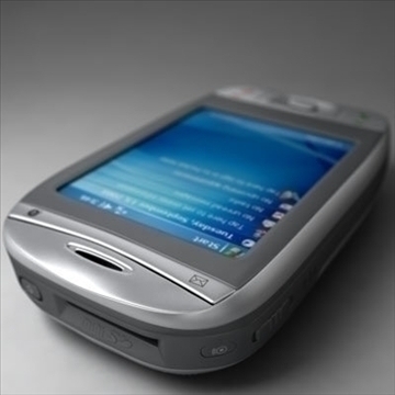 htc wizard communicator (smartphone) 3d model 3ds max fbx obj 108840