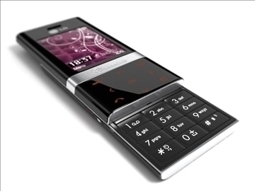 lg ke800 chokolate ii – series mobile phone 3d model 3ds max fbx obj 81250