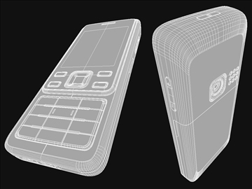 3d model nokia 6300 cell phone