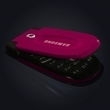 samsung mobile phone 3d model 3ds max obj 103036
