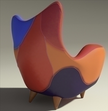 alessandra armchair 3d model max obj 90876