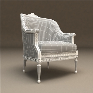 angelo caopellini armchair 3d model max 108227