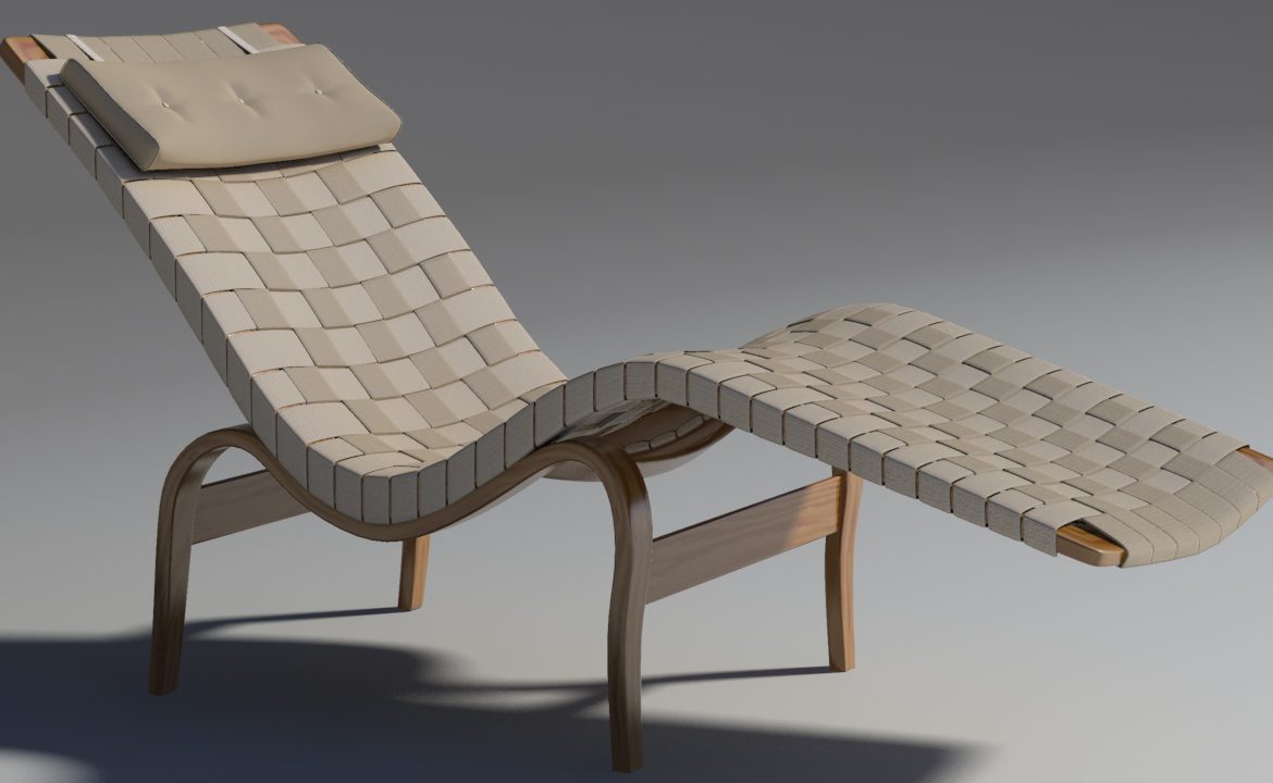 bruno mathsson chaise lounge 3d model max 155344