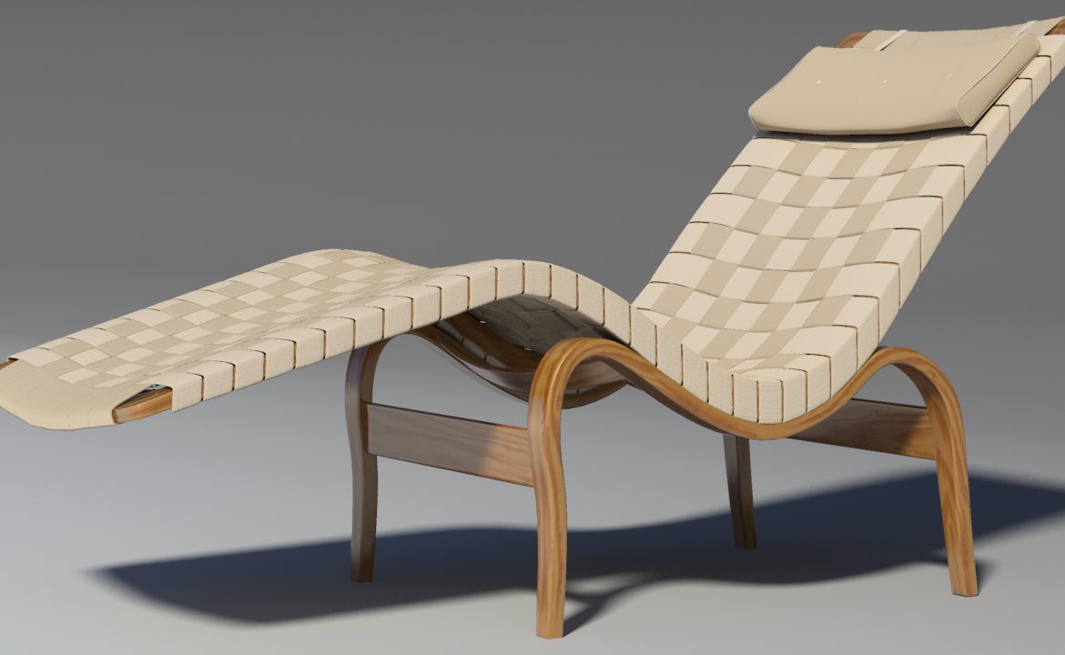 bruno mathsson chaise lounge 3d model max 155346