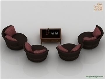 chairs collection 3d model 3ds max fbx obj 106446