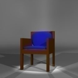 cushion chair 3d model 3ds dxf lwo 81103