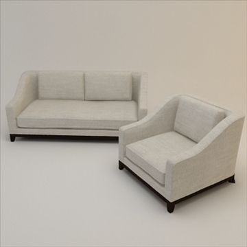 designer fabric seating set 3d model 3ds max lwo texture obj 110735