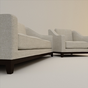 designer fabric seating set 3d model 3ds max lwo texture obj 110737