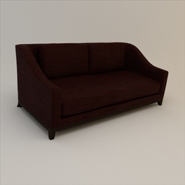 designer fabric seating set 3d model 3ds max lwo texture obj 110743