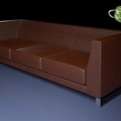 ginevra sofa 3 2009 3d model 3ds max fbx obj 92238