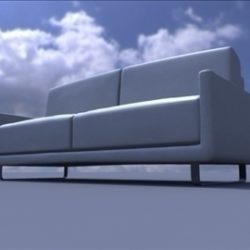 household sofa 3d model ma mb obj 82936